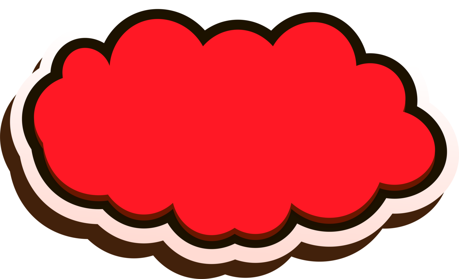 bubble speech label png