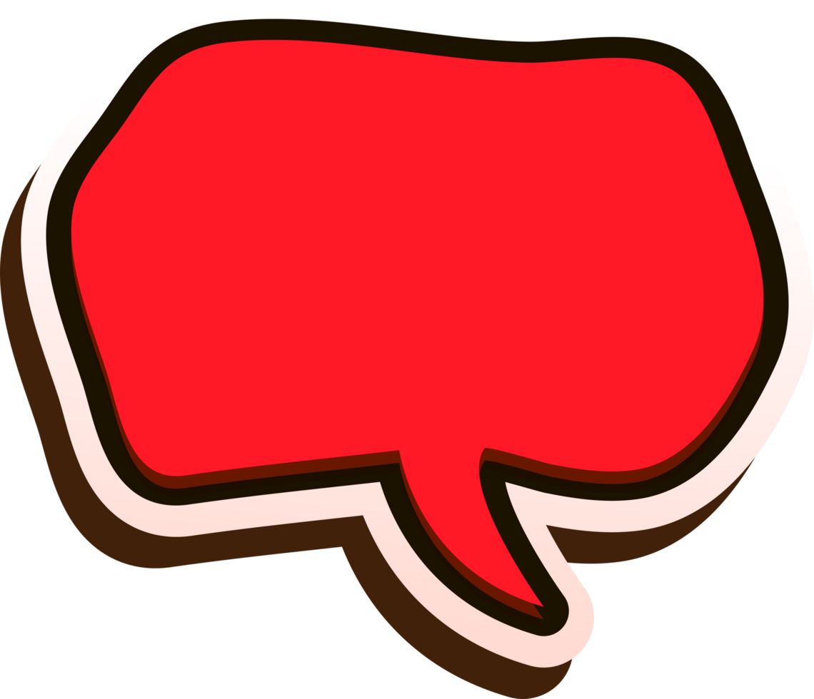 bubble speech label png