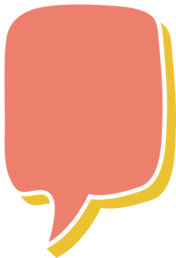 bubble speech label png