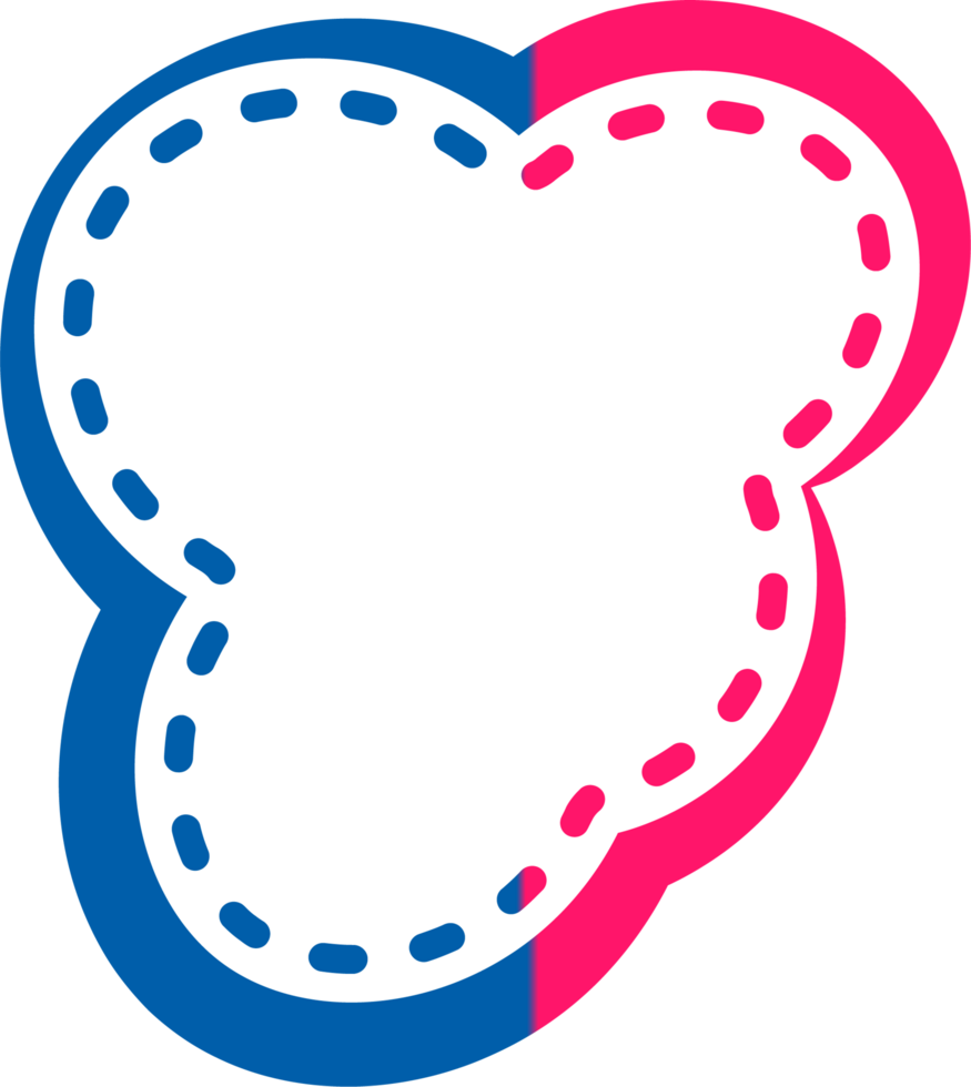 bubble speech label png