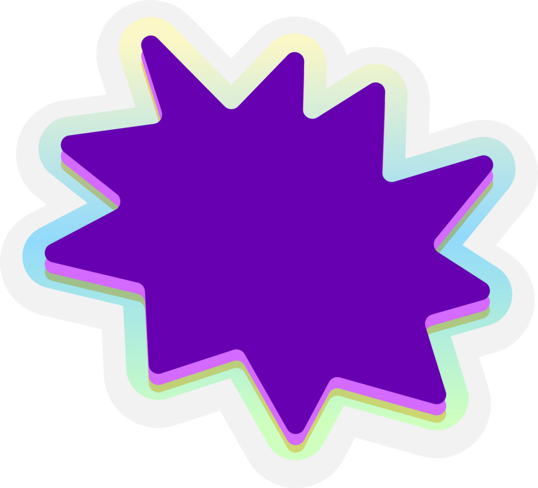 bubble speech label png
