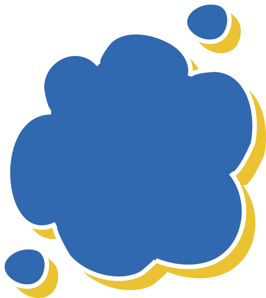 bubble speech label png
