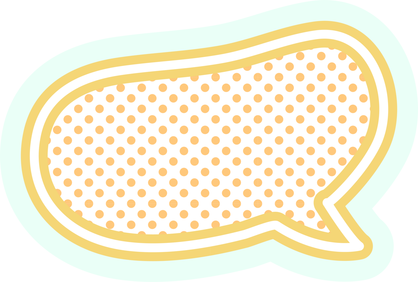 bubble speech label png