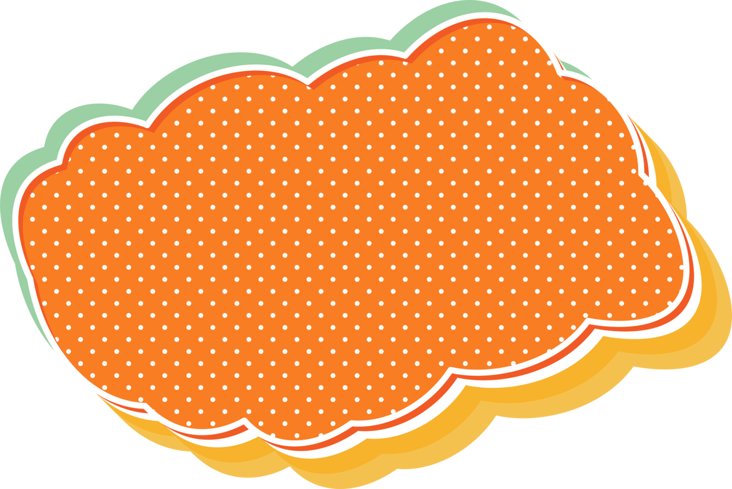 bubble speech label png