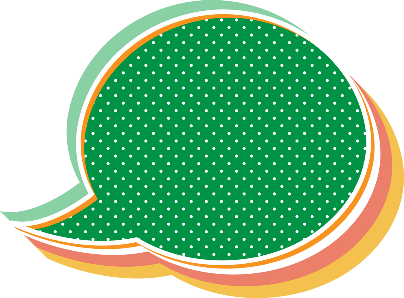 bubble speech label png