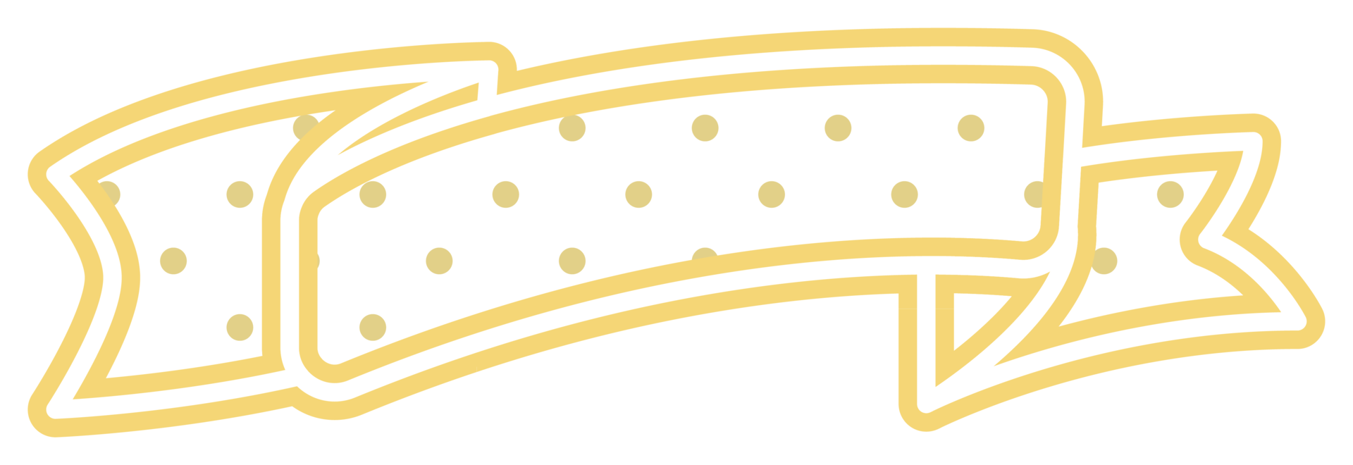 ribbon shape banner png