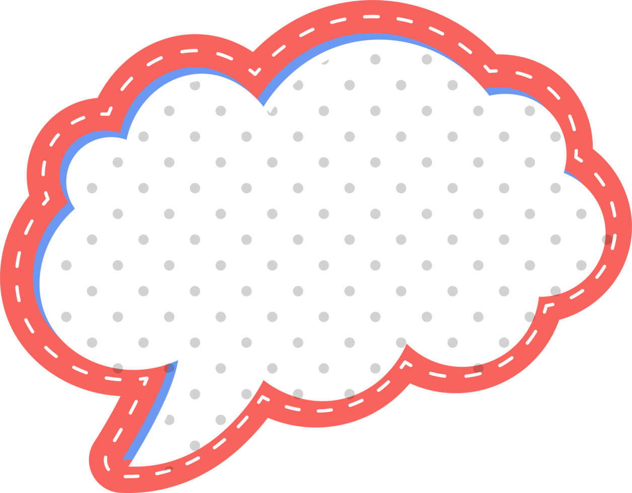 bubble speech label png