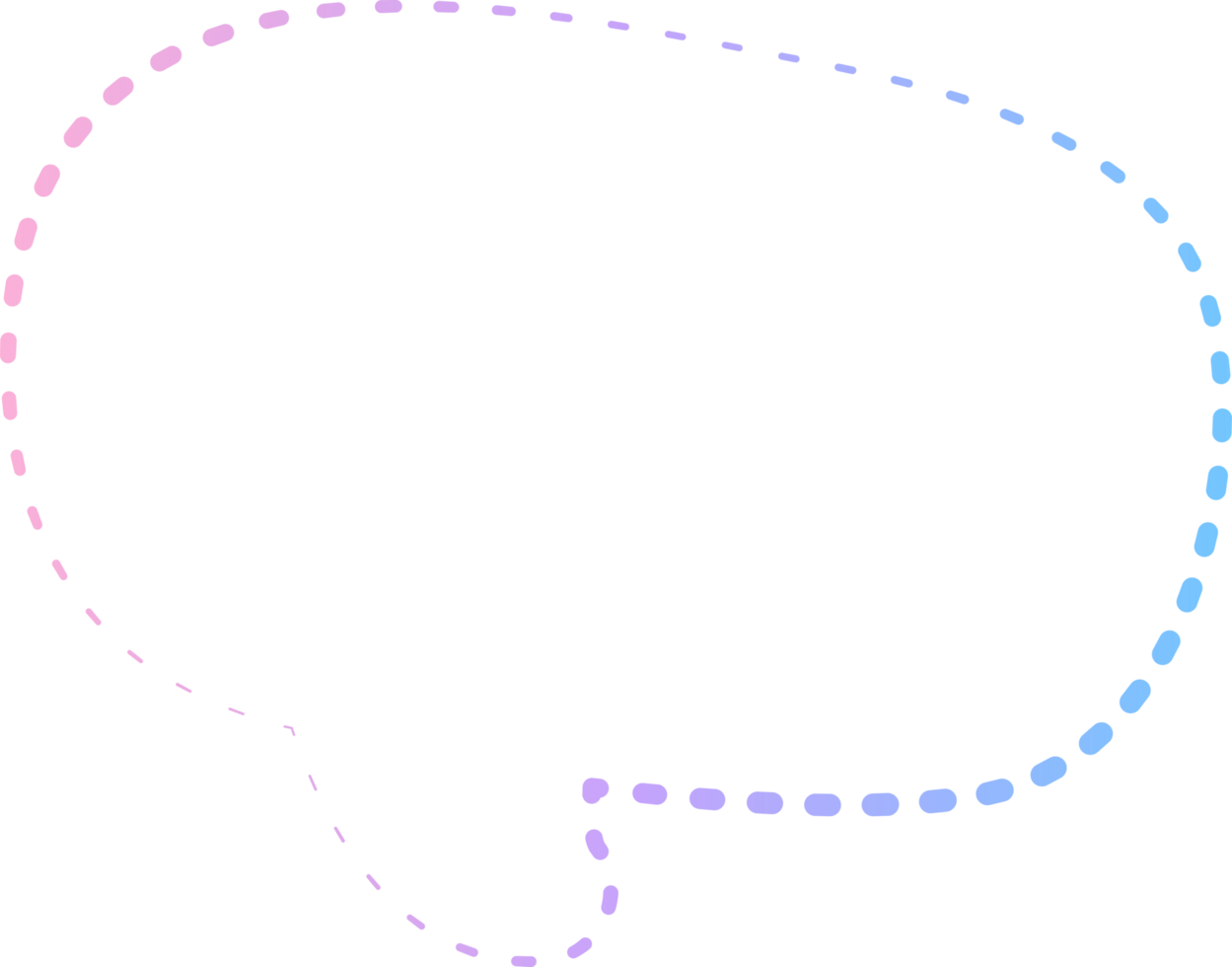 bubble speech label png