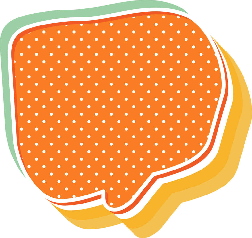bubble speech label png