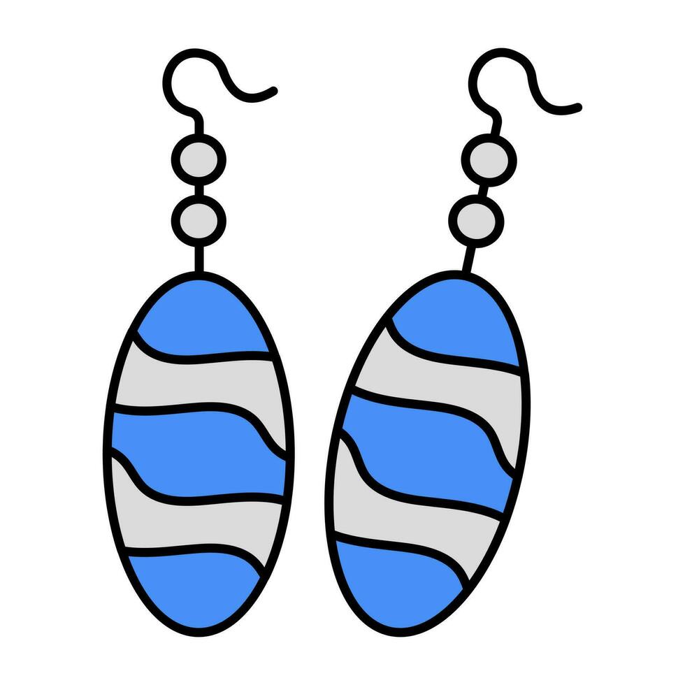 A perfect design icon of earrings vector