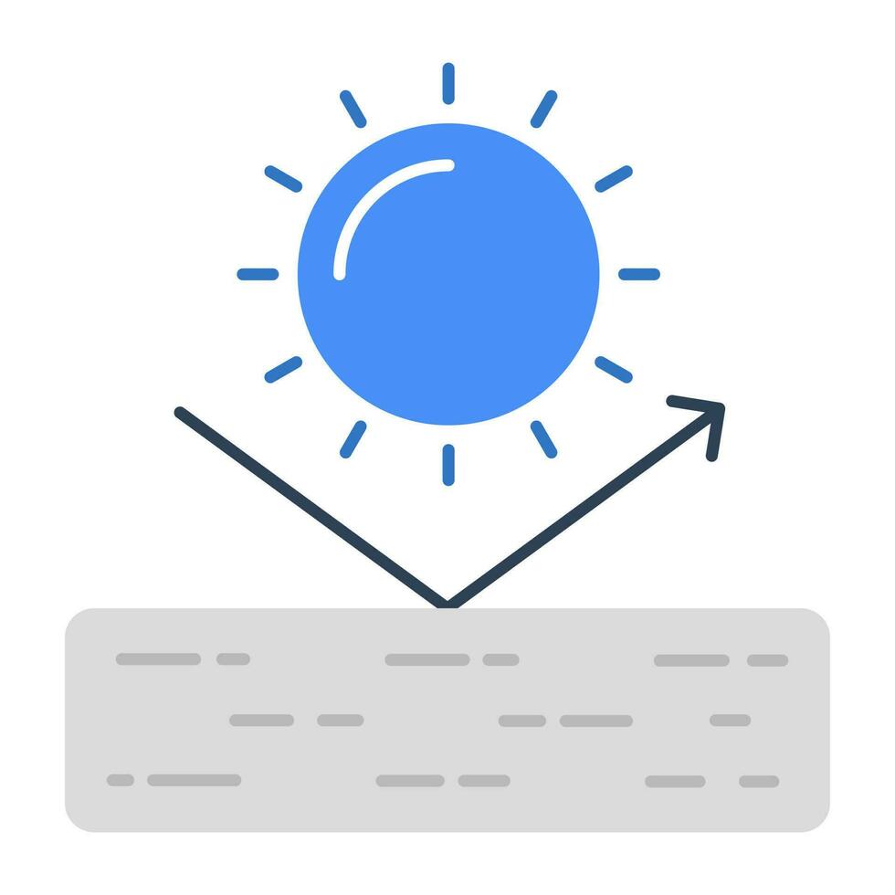 A unique design icon of solar repellent vector