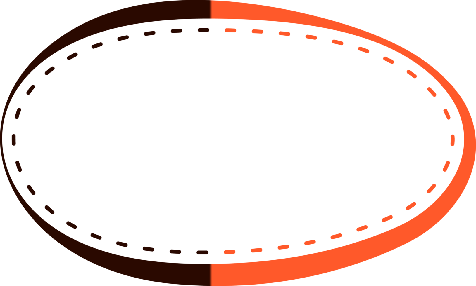 Neon bubble speech label png