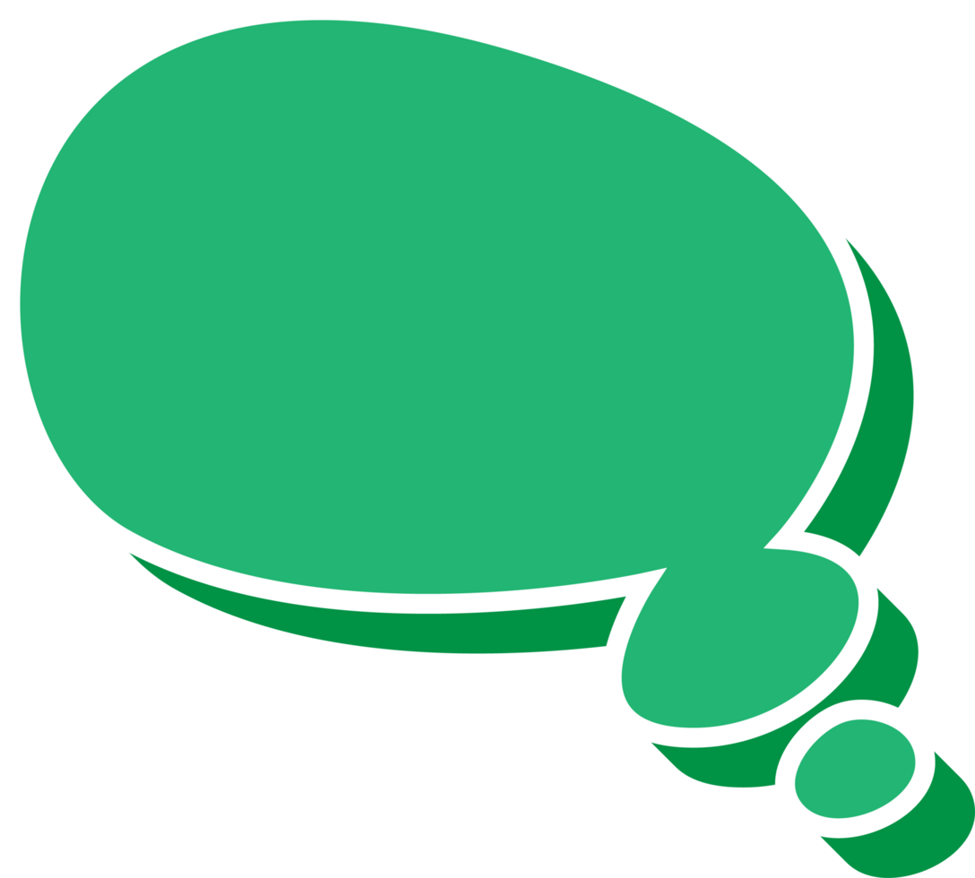 bubble speech label png