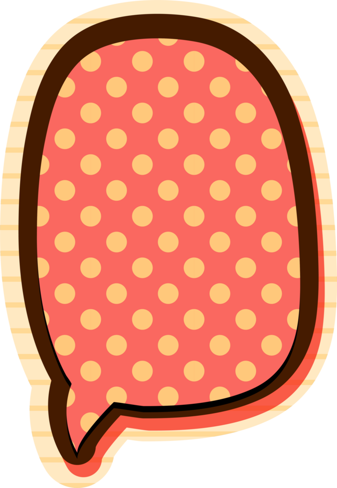 bubble speech label png