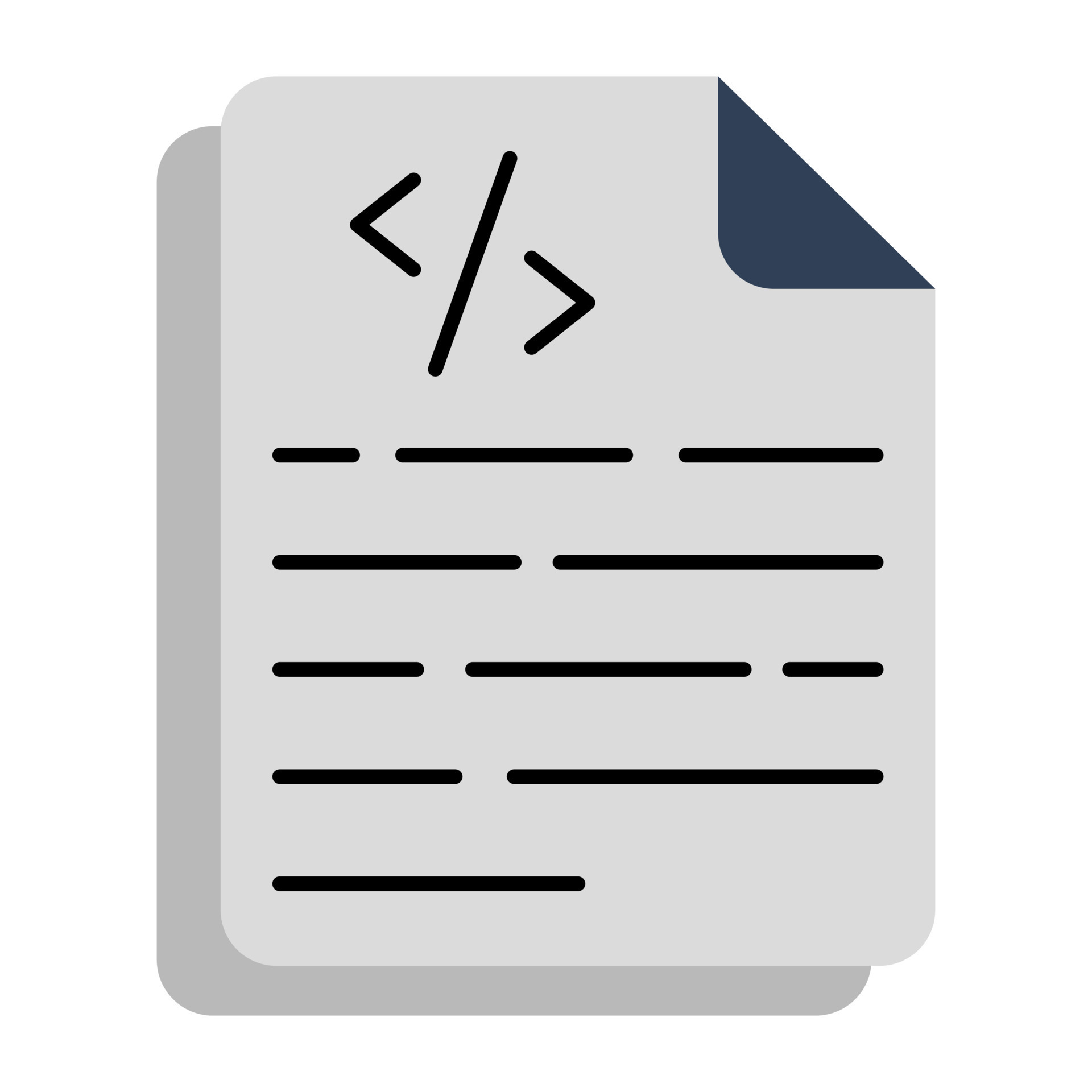 A flat design icon of coding file 24168619 Vector Art at Vecteezy