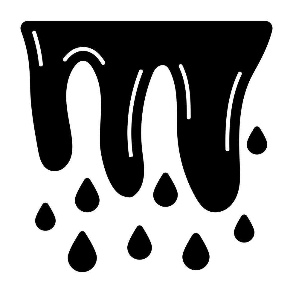 Trendy vector design of melting