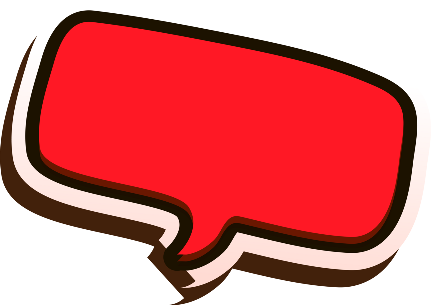 bubble speech label png