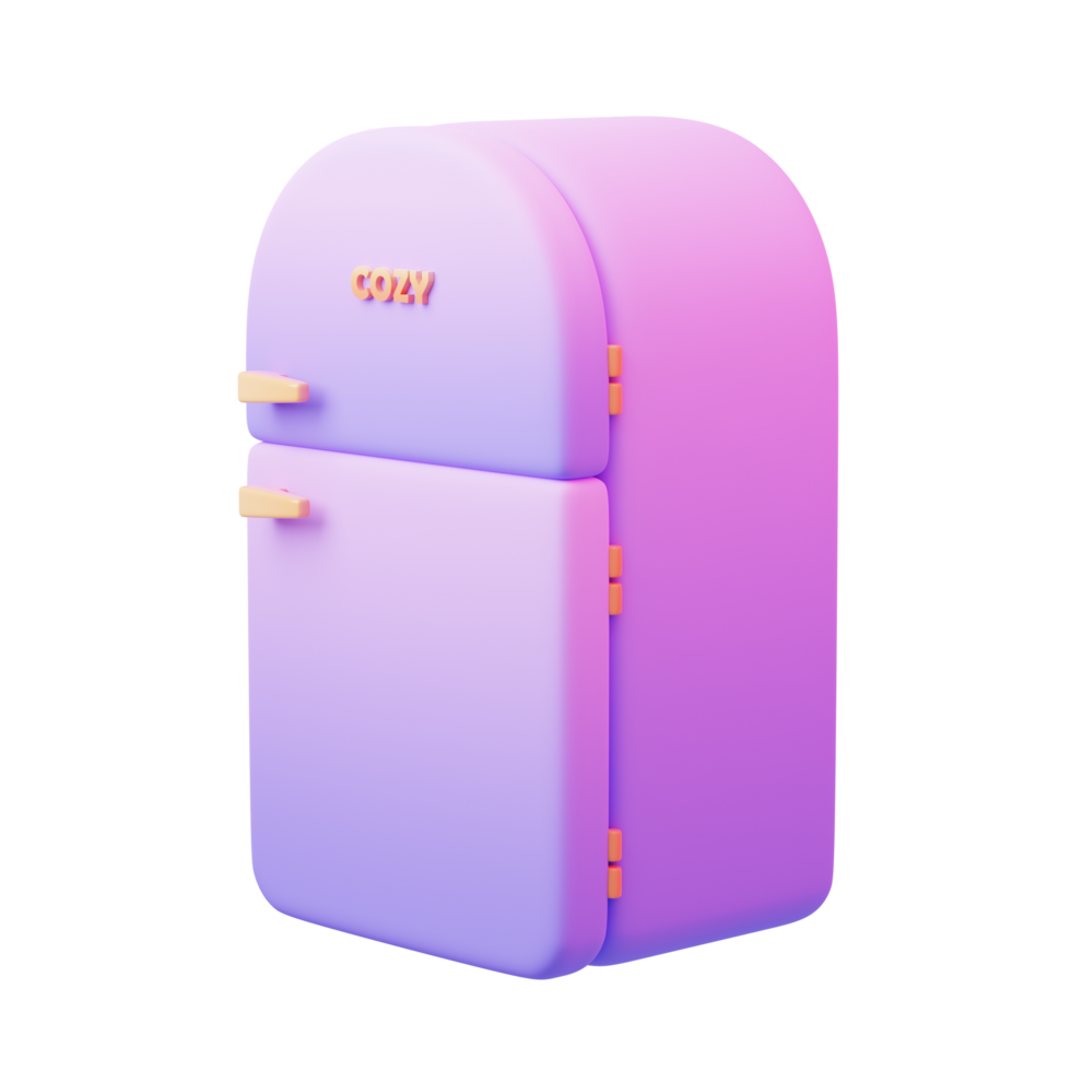 söt lila möbel png