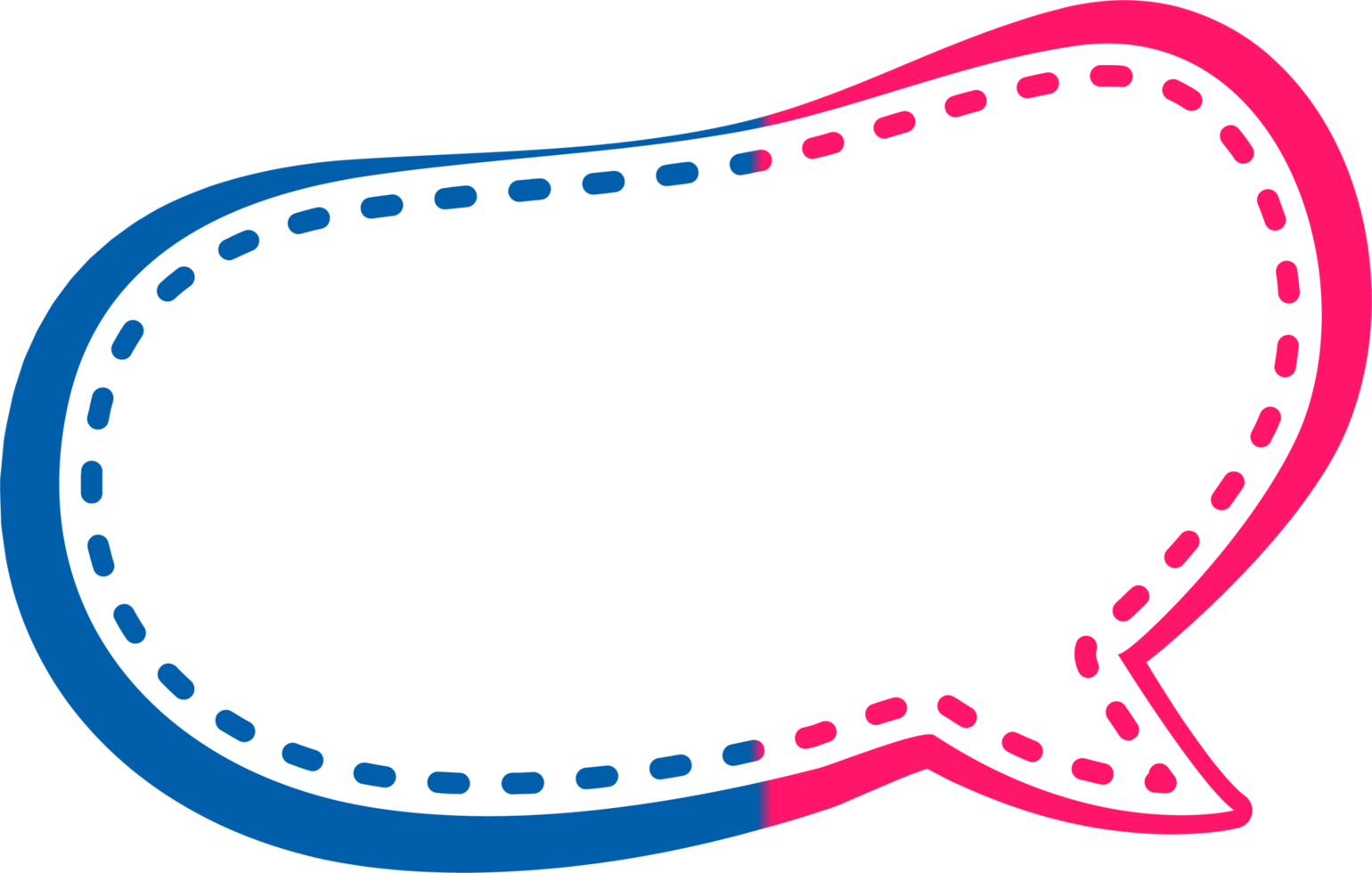 bubble speech label png