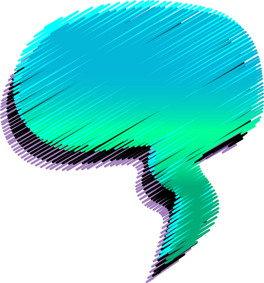 bubble speech label png