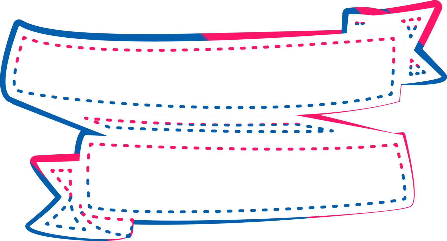 ribbon shape banner png