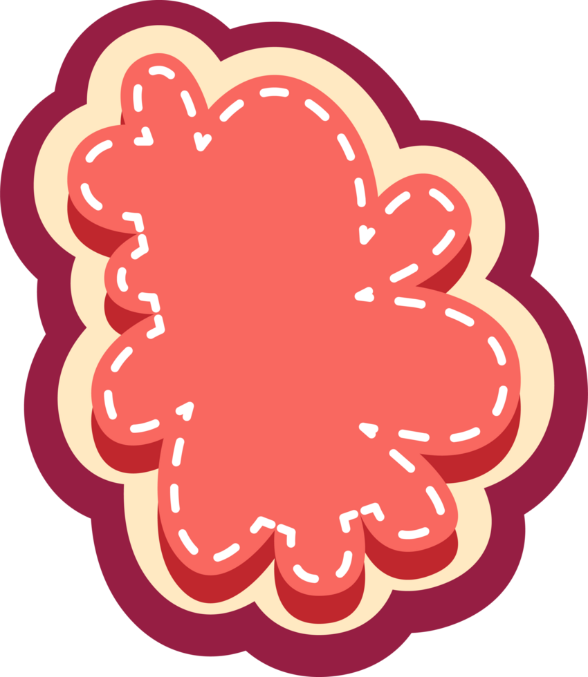 bubble speech label png