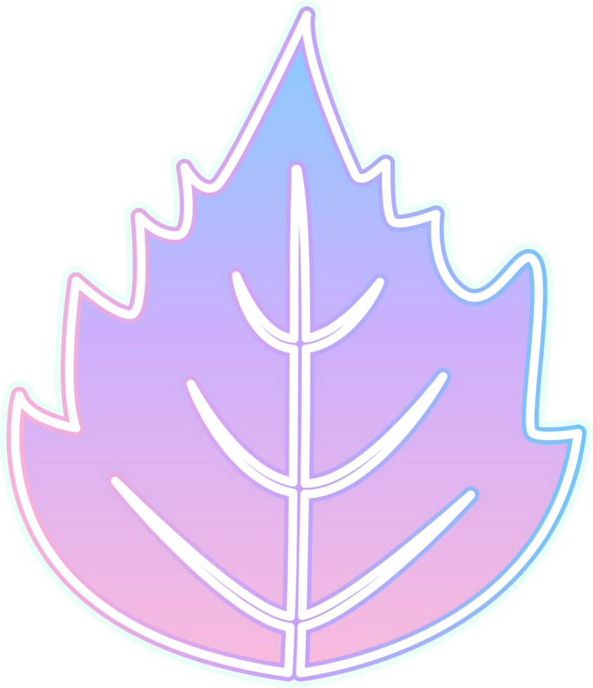 hand draw leaf png