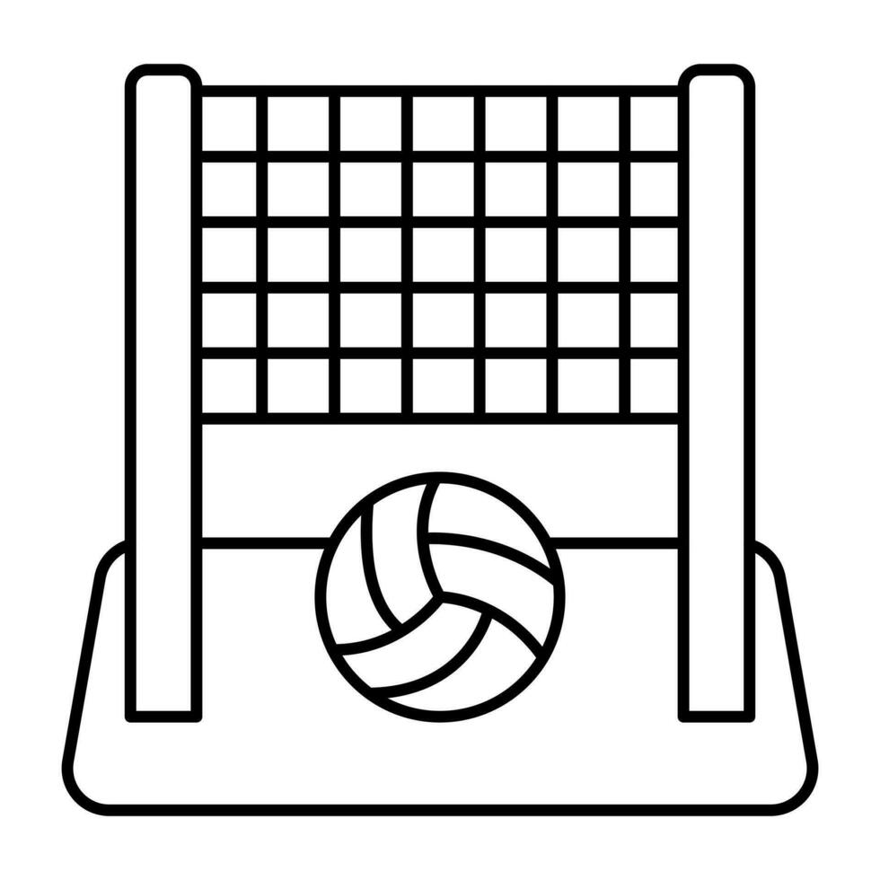 Premium download icon of beach ball goal vector