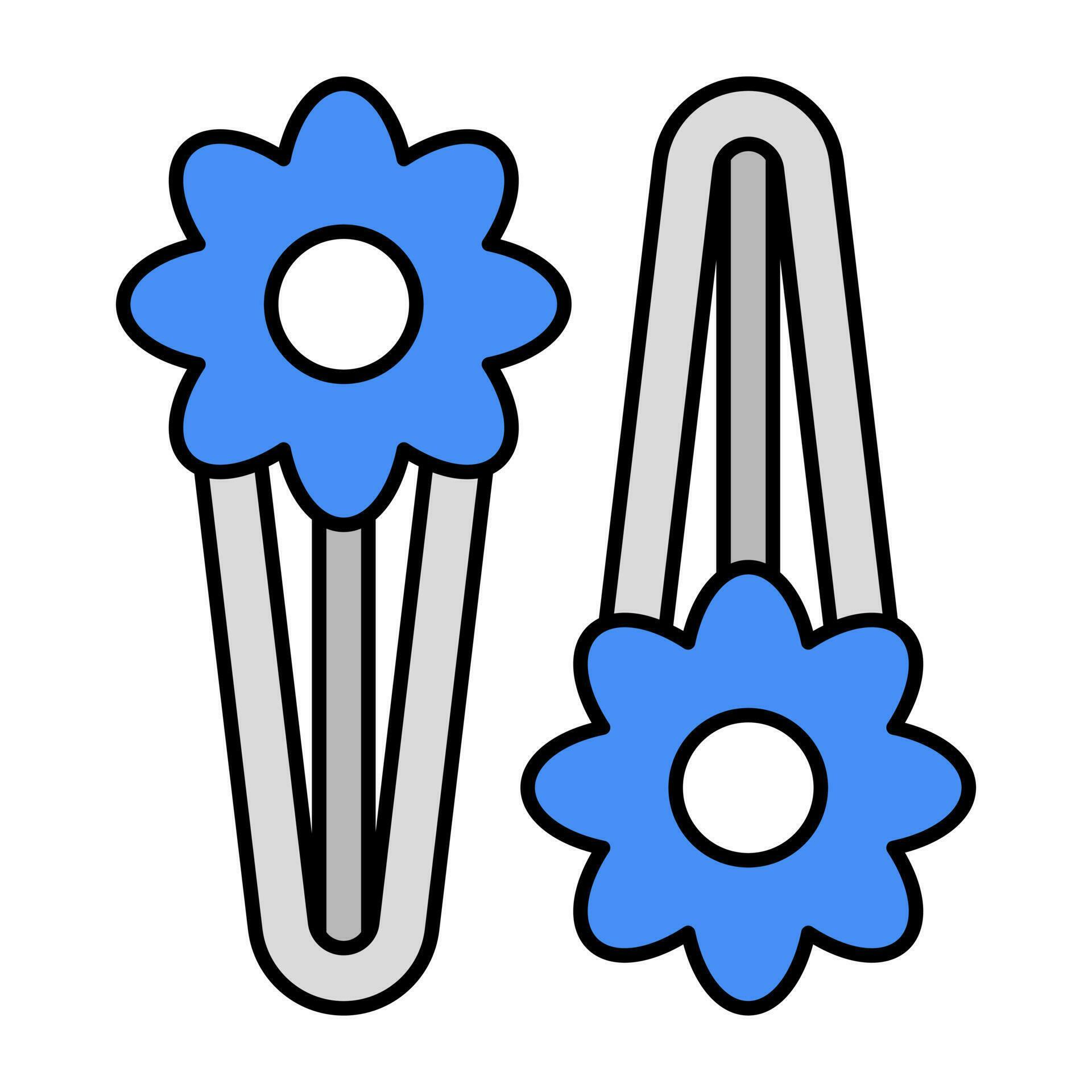 A beautiful design icon of hairpins 24169068 Vector Art at Vecteezy