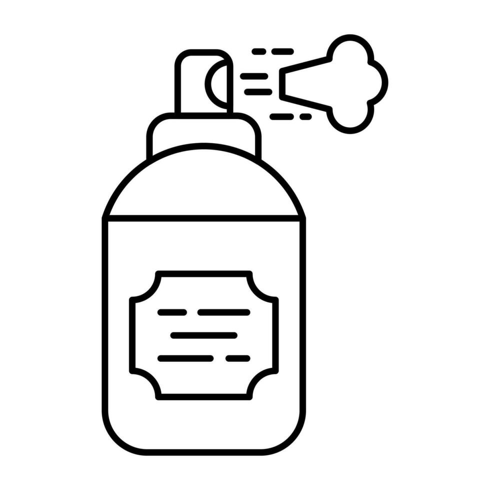 A unique design icon of body spray vector