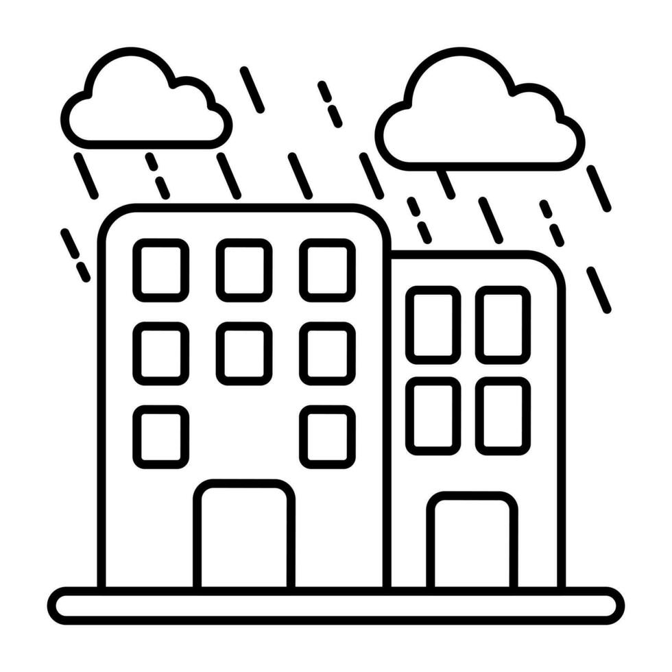 Rainfall icon in perfect design vector