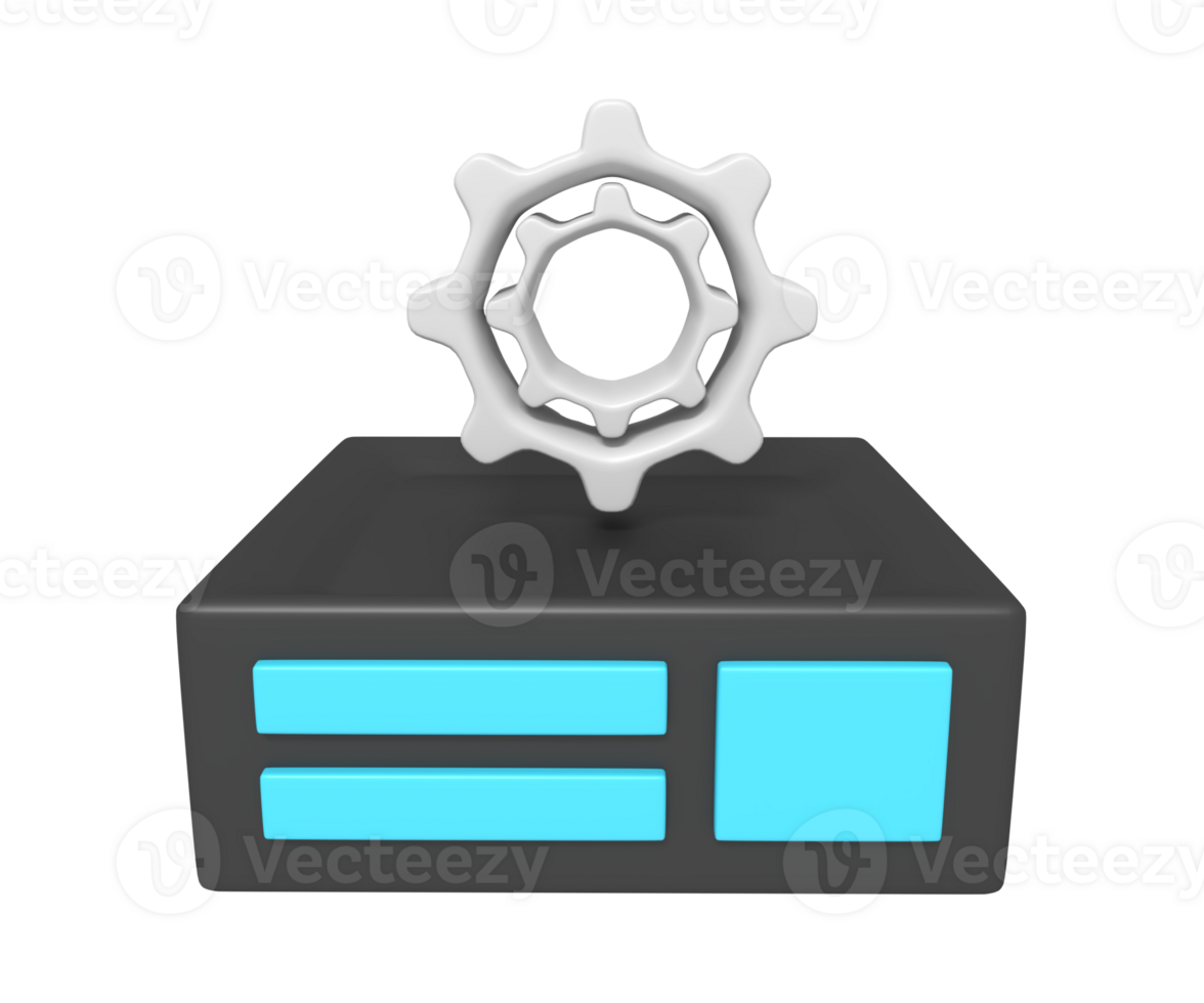 3d icon of Server Setting png