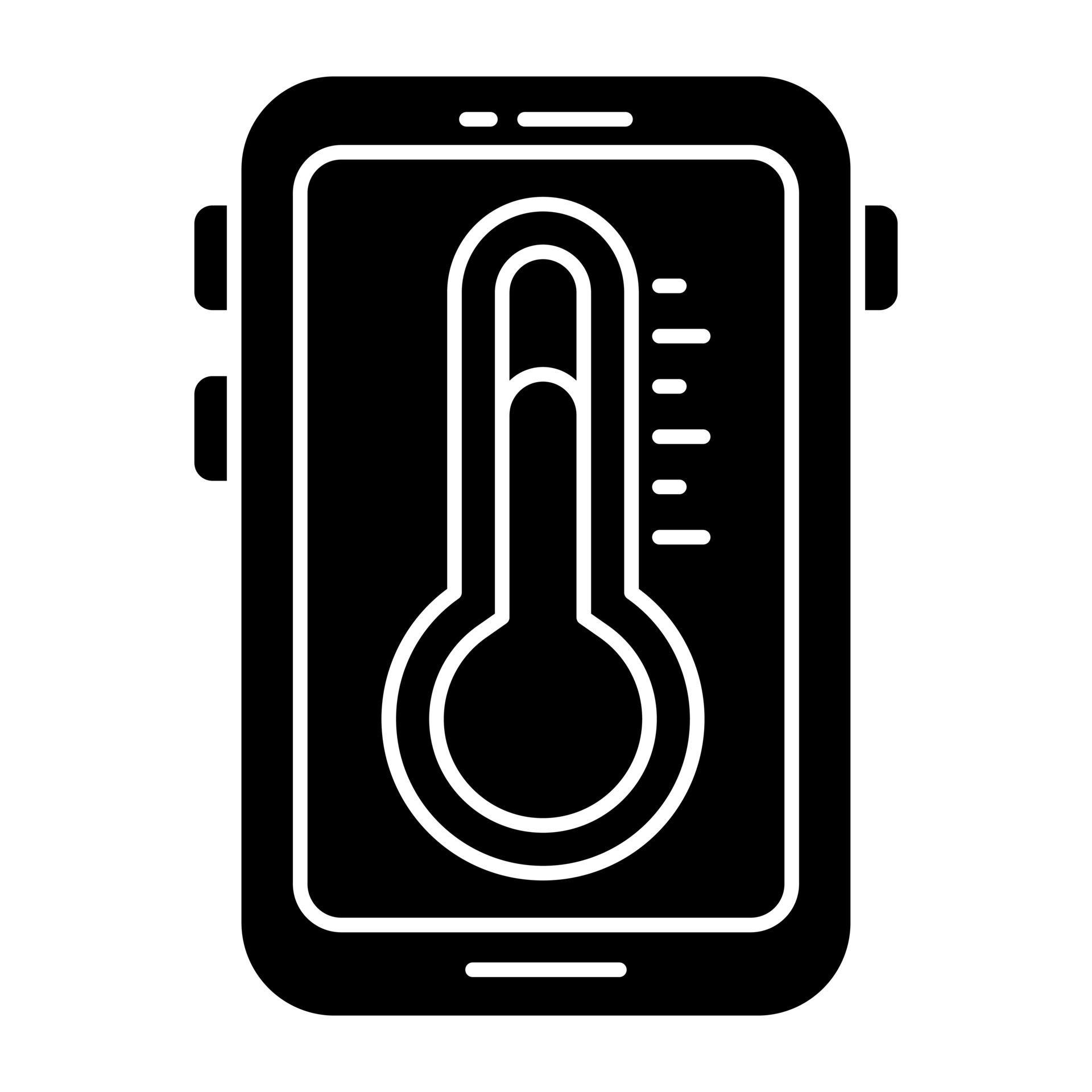 Mobile temperature app icon in premium style 24169591 Vector Art at