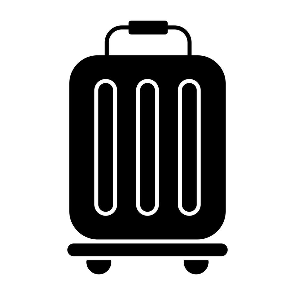 Vector design of trolley bag