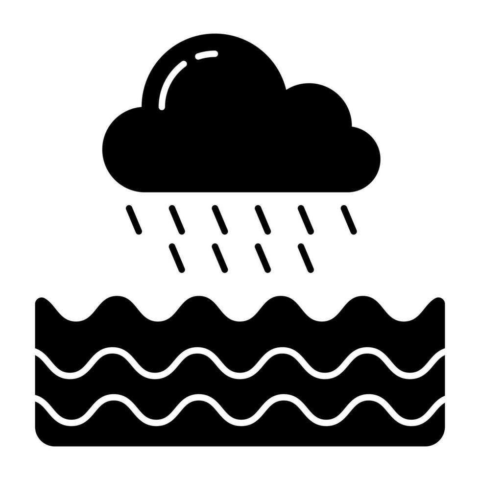 Rainfall icon in perfect design vector