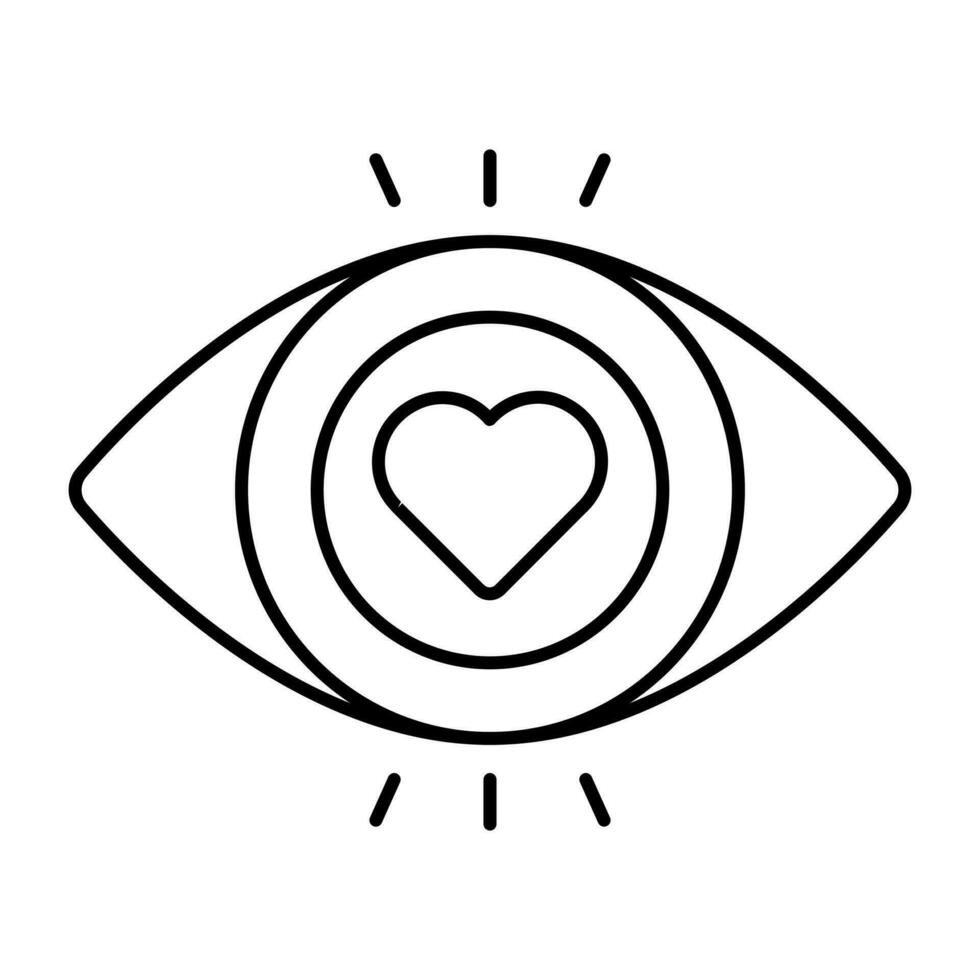 Modern design icon of love views vector