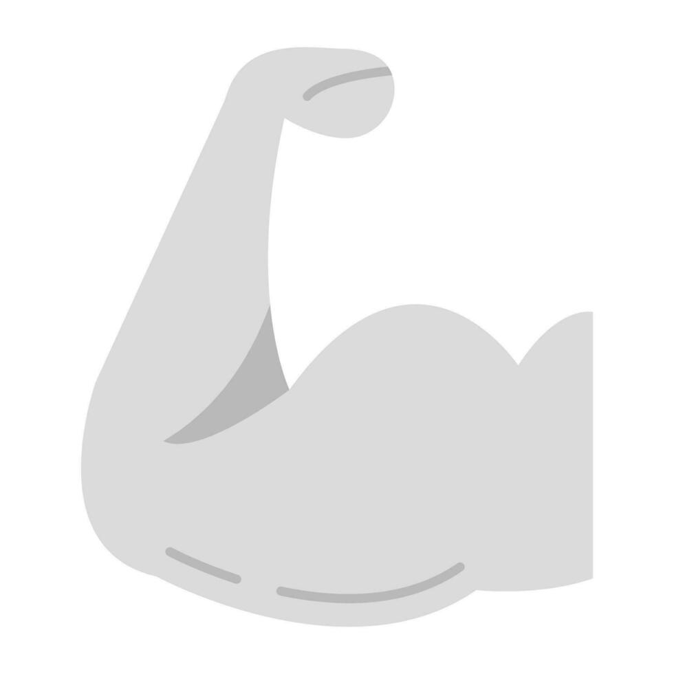 An editable design icon of bicep vector