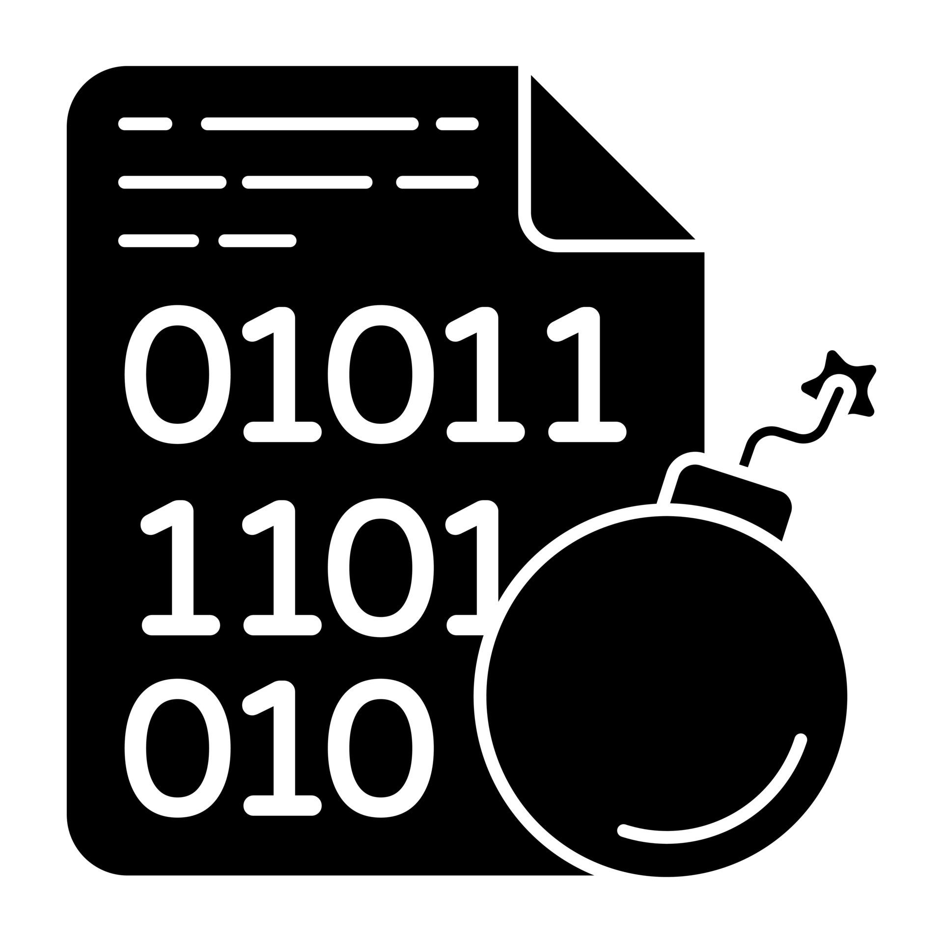 An icon design of binary file 24169874 Vector Art at Vecteezy