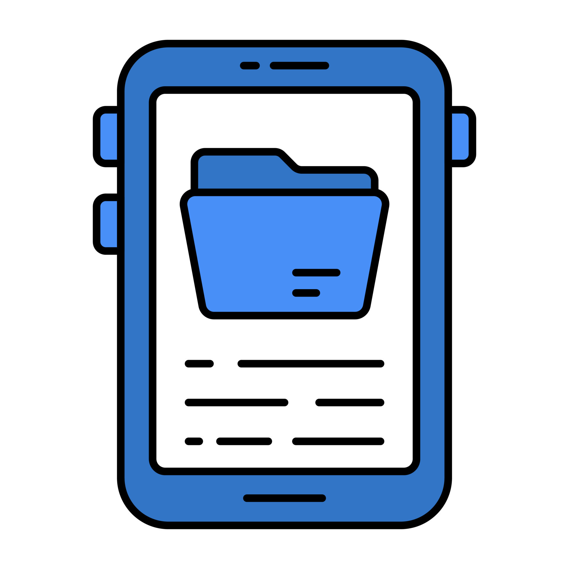 Premium download icon of mobile folder 24169875 Vector Art at Vecteezy