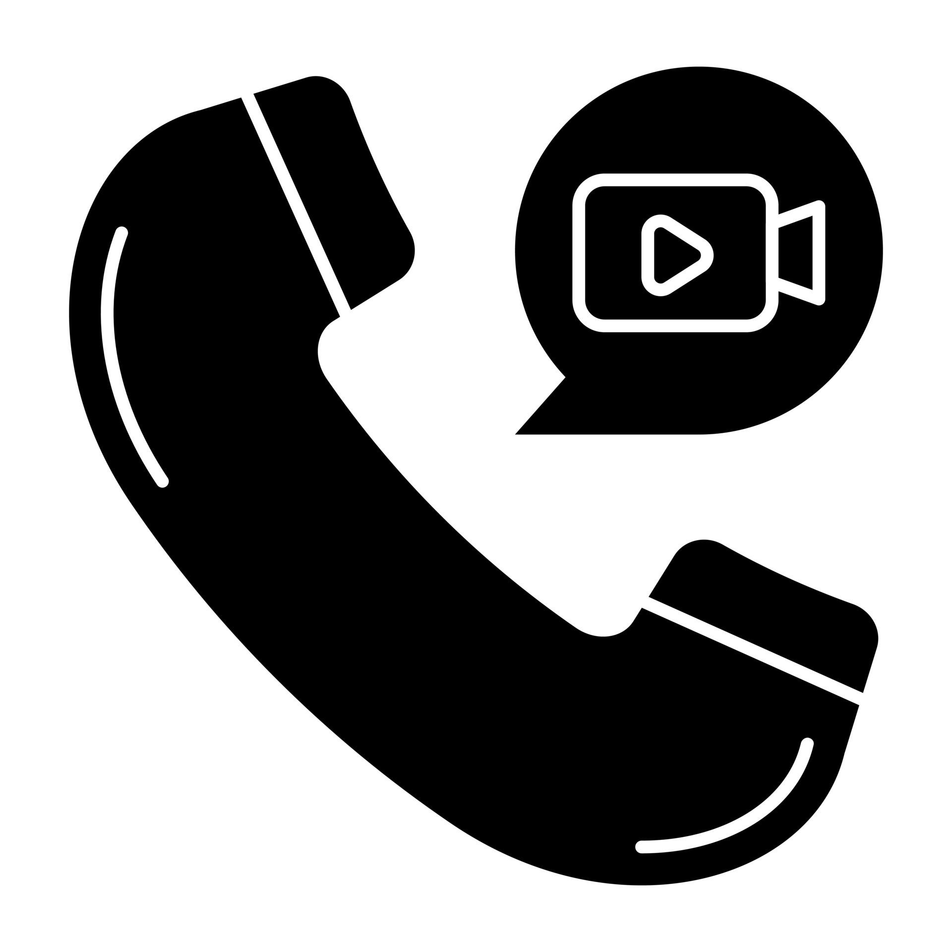 A solid design icon of video call 24169908 Vector Art at Vecteezy