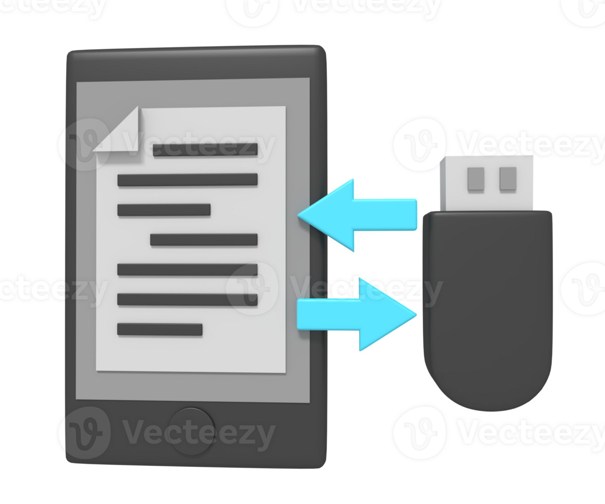 Document on phone exchange external storage png