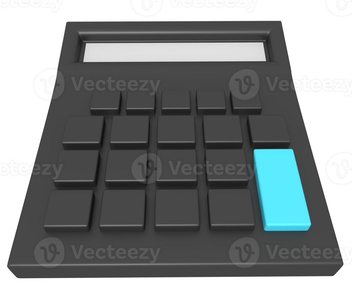 Calculator working on office png