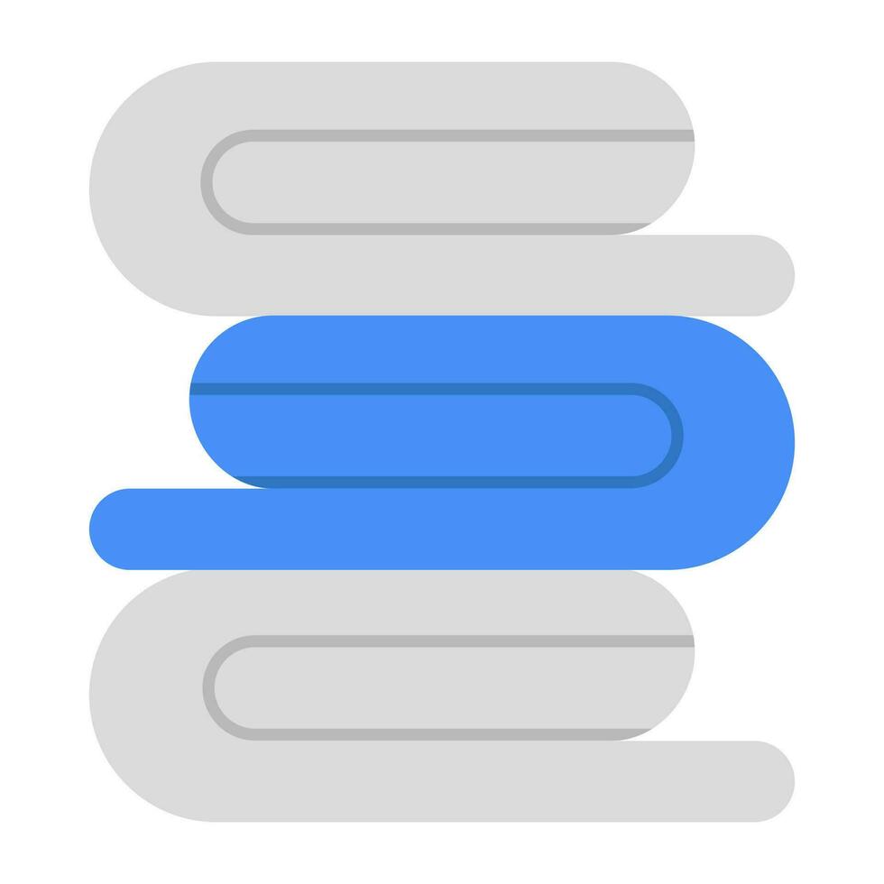 Modern design icon of towels vector