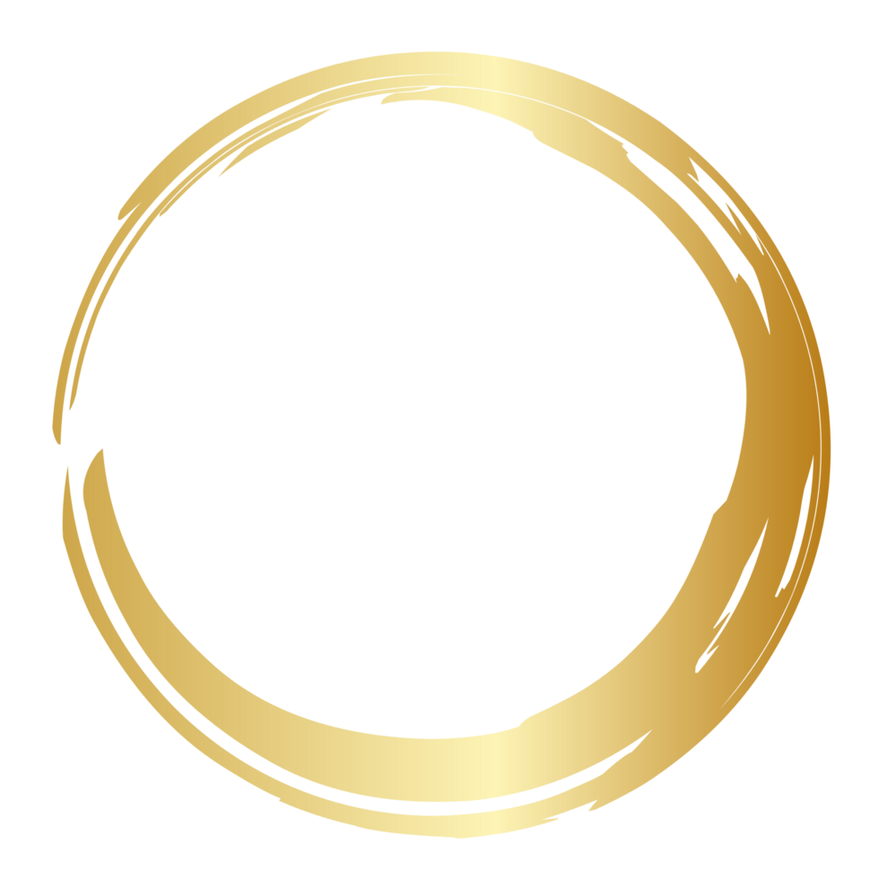 gouden grunge cirkel png