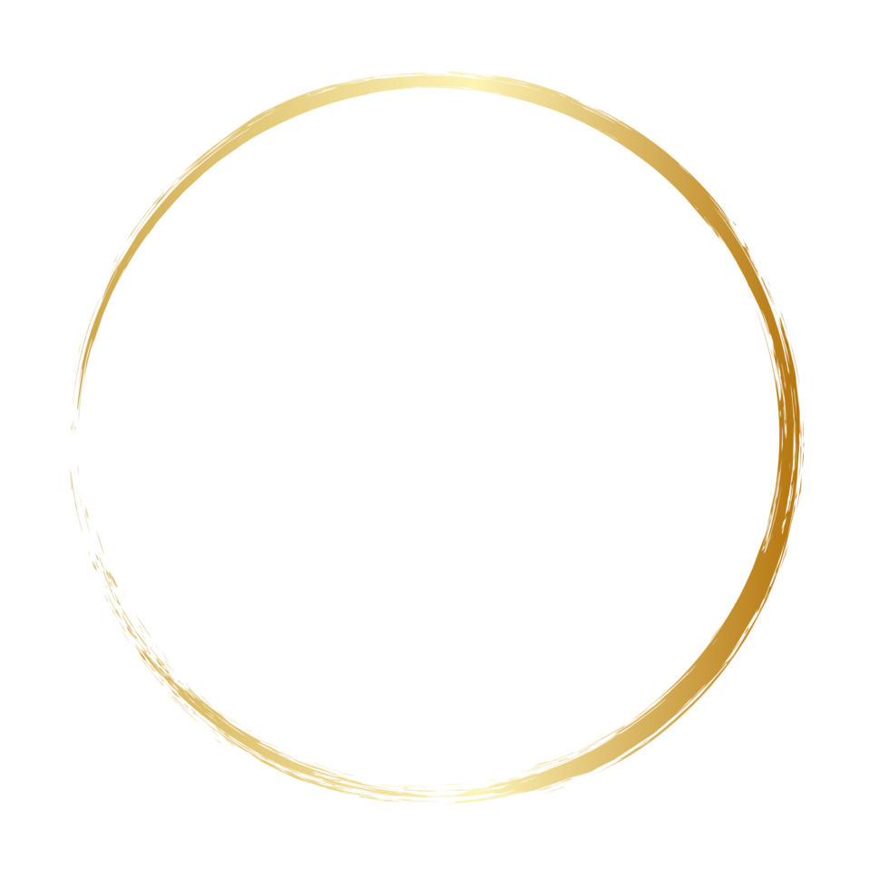 d'or grunge cercle png