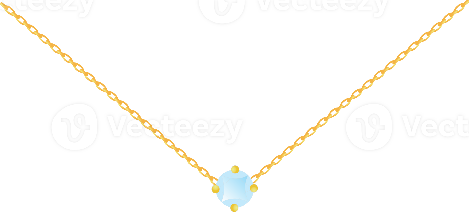 Gold heart diamond chain necklace png