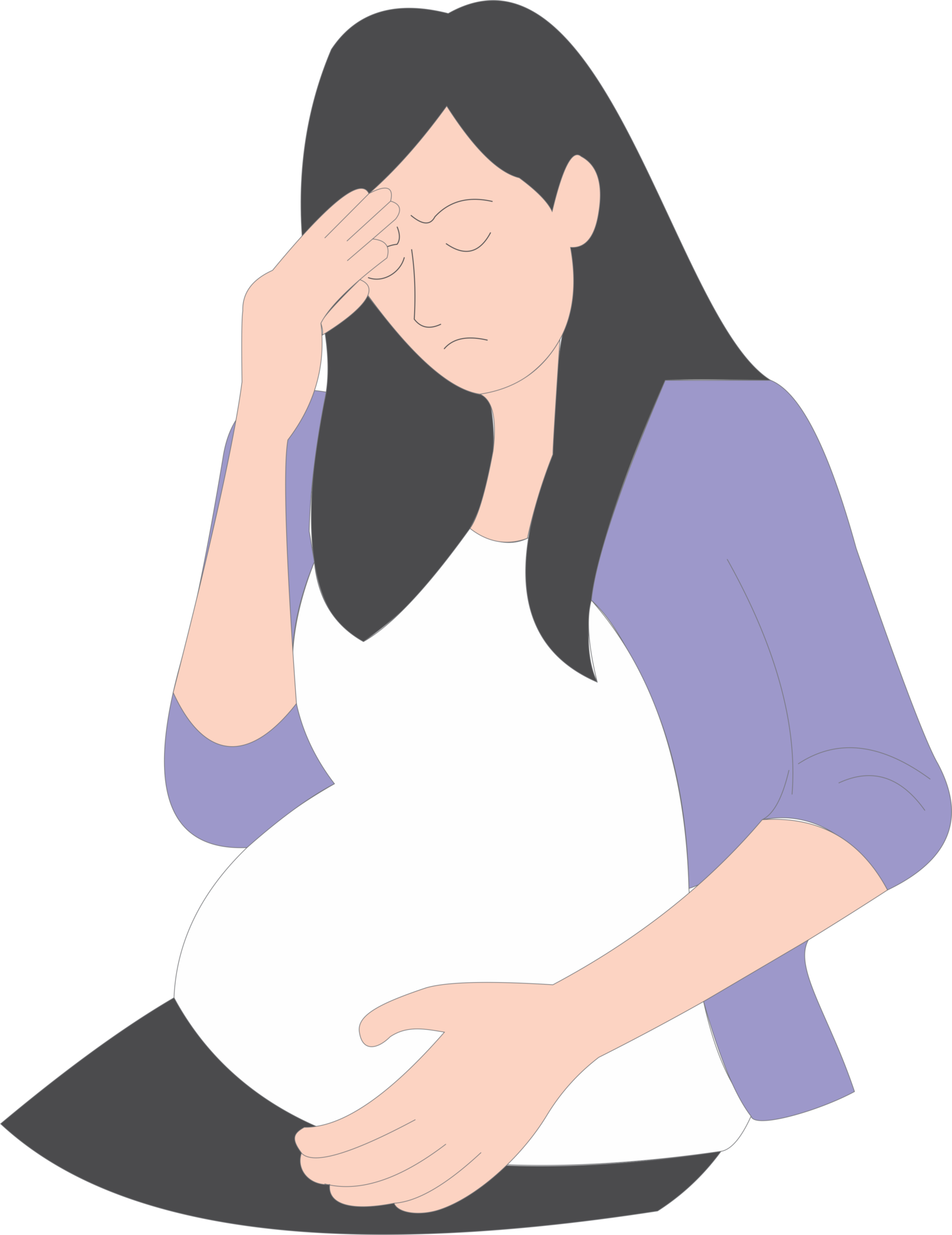 The Women Pregnancy Has Morning Sickness Headache 24170493 PNG the-women-pregnancy-has-morning-sickness-headache-24170493-png