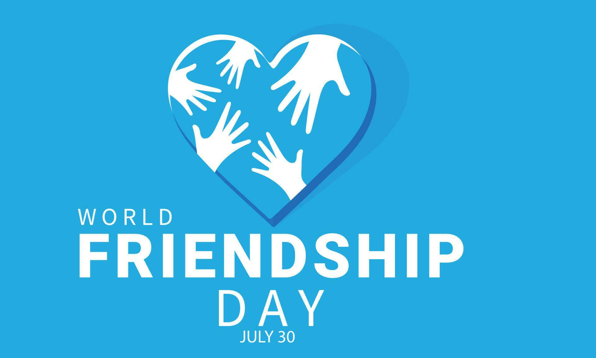 World Friendship Day. background, banner, card, poster, template