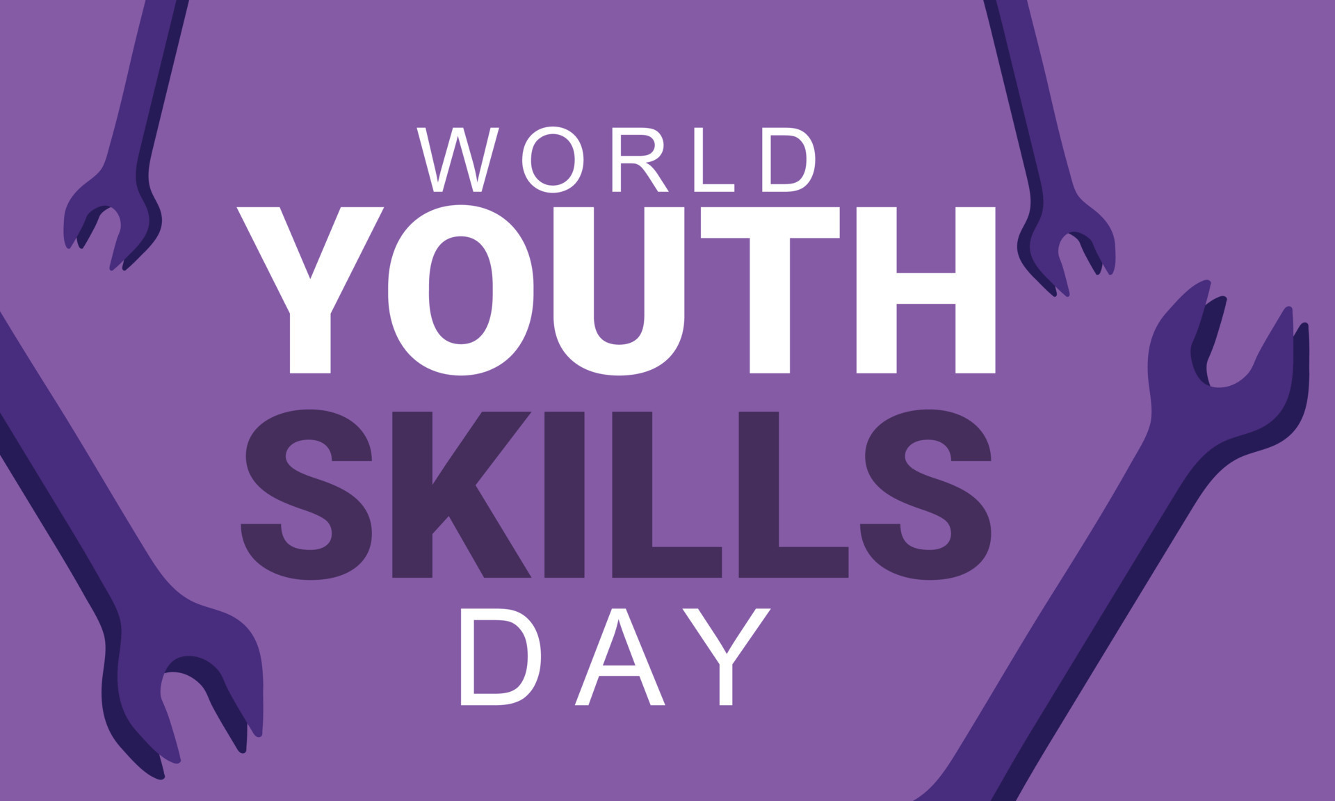 World Youth Skills Day. background, banner, card, poster, template
