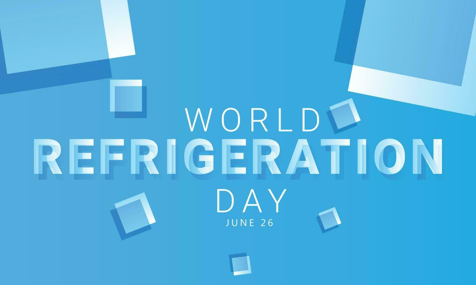 World Refrigeration day. background, banner, card, poster, template. Vector illustration.